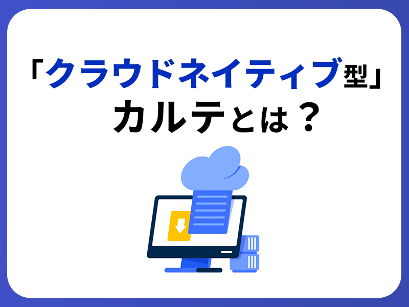 「クラウドネイティブ型」カルテとは? 「クラウドネイティブ型」カルテとは?